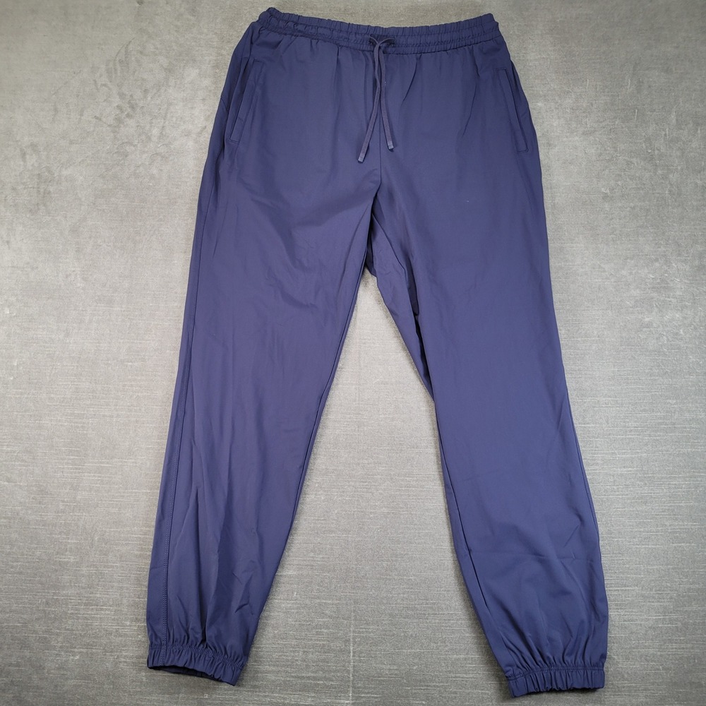 Fabletics Joggers Womens Medium Blue Elastic Waist Drawstring Athletic Pants